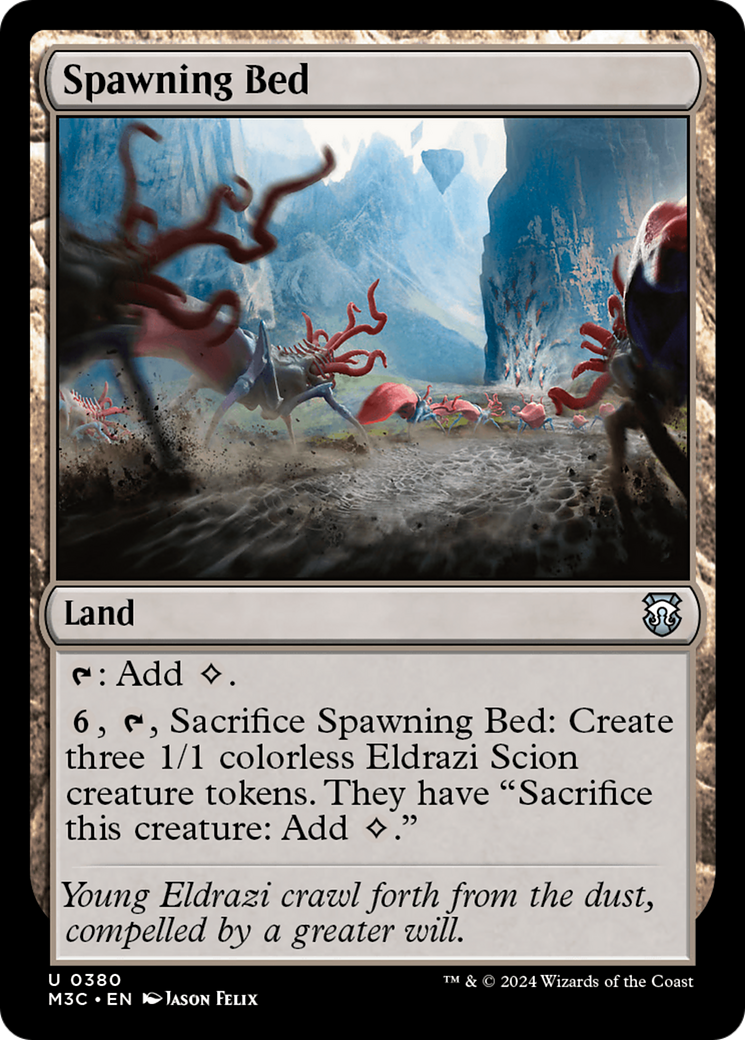 Spawning Bed (Ripple Foil) [Modern Horizons 3 Commander] | Game Grid - Logan