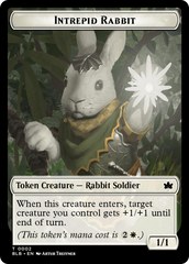 Wall // Intrepid Rabbit Double-Sided Token [Bloomburrow Tokens] | Game Grid - Logan