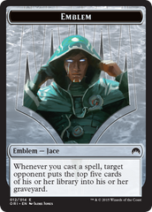 Pest // Jace, Telepath Unbound Emblem Double-Sided Token [Secret Lair: From Cute to Brute Tokens] | Game Grid - Logan