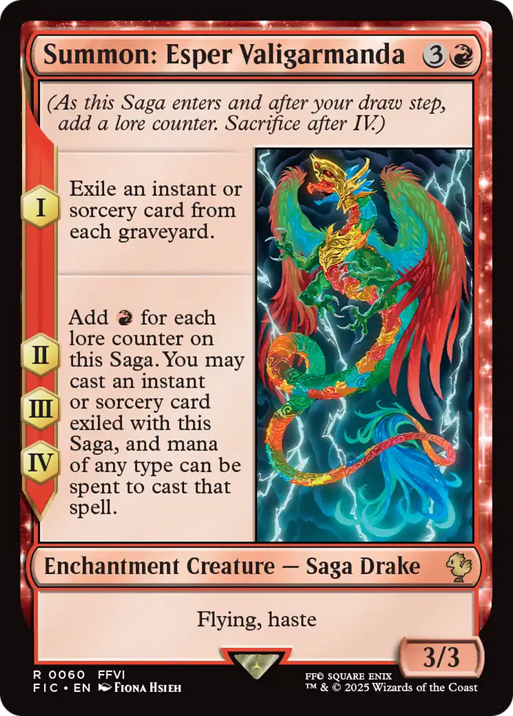 Summon: Esper Valigarmanda [FINAL FANTASY Commander] | Game Grid - Logan