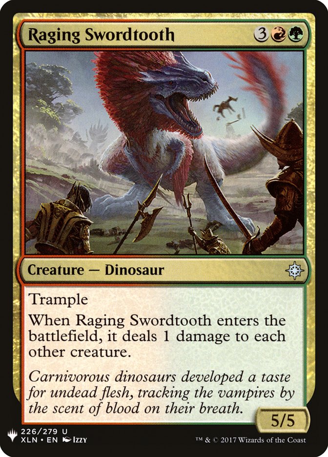 Raging Swordtooth [Mystery Booster] | Game Grid - Logan