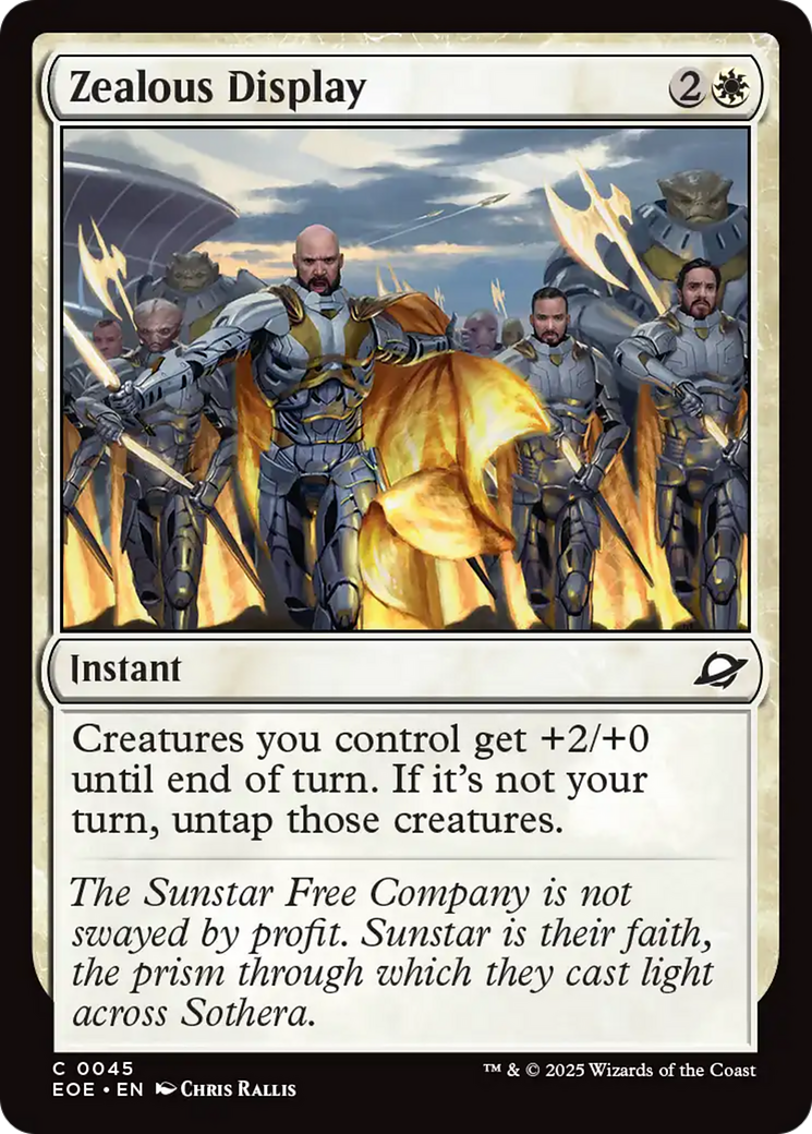 Zealous Display [Edge of Eternities] | Game Grid - Logan