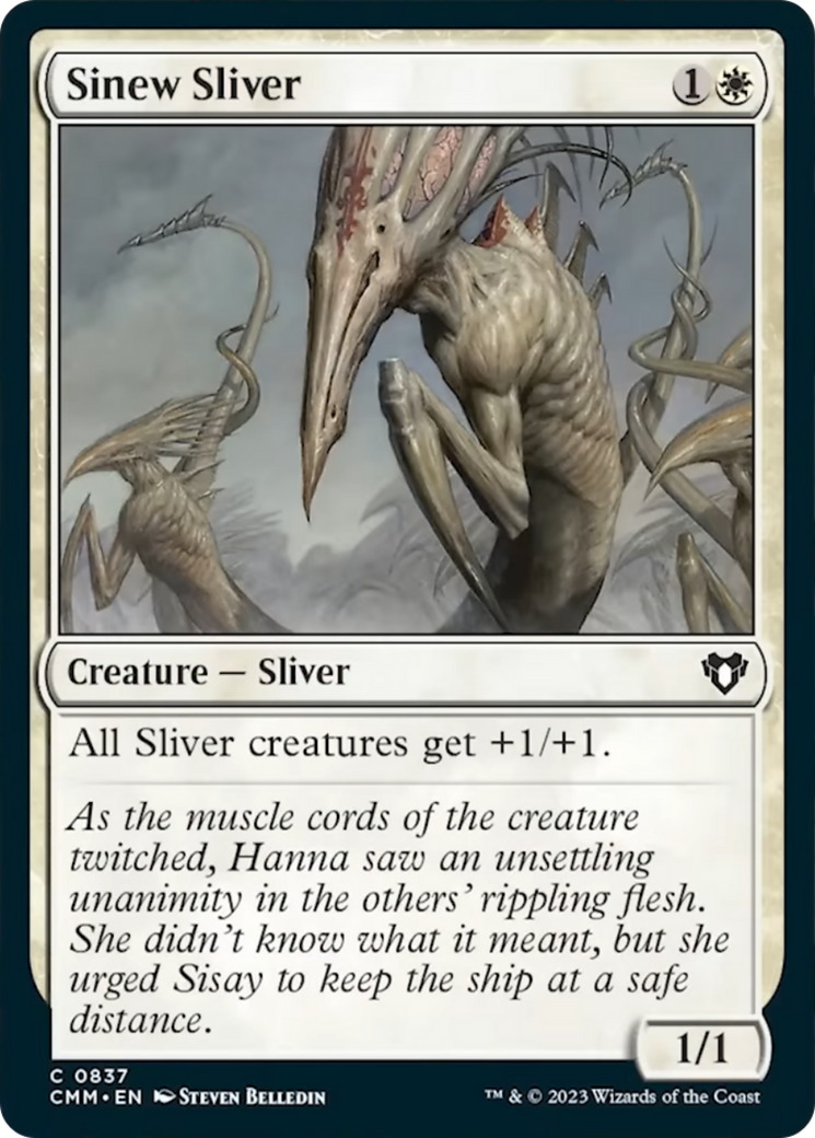 Sinew Sliver [Commander Masters] | Game Grid - Logan