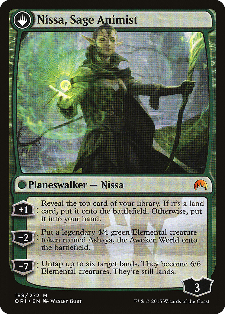 Nissa, Vastwood Seer // Nissa, Sage Animist [Secret Lair: From Cute to Brute] | Game Grid - Logan