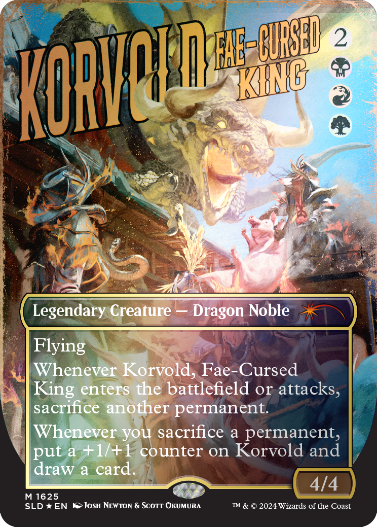 Korvold, Fae-Cursed King (Rainbow Foil) [Secret Lair Drop Series] | Game Grid - Logan