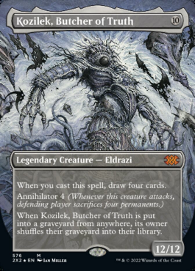 Kozilek, Butcher of Truth (Textured Foil) [Double Masters 2022] | Game Grid - Logan