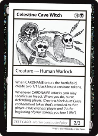 Celestine Cave Witch (2021 Edition) [Mystery Booster Playtest Cards] | Game Grid - Logan