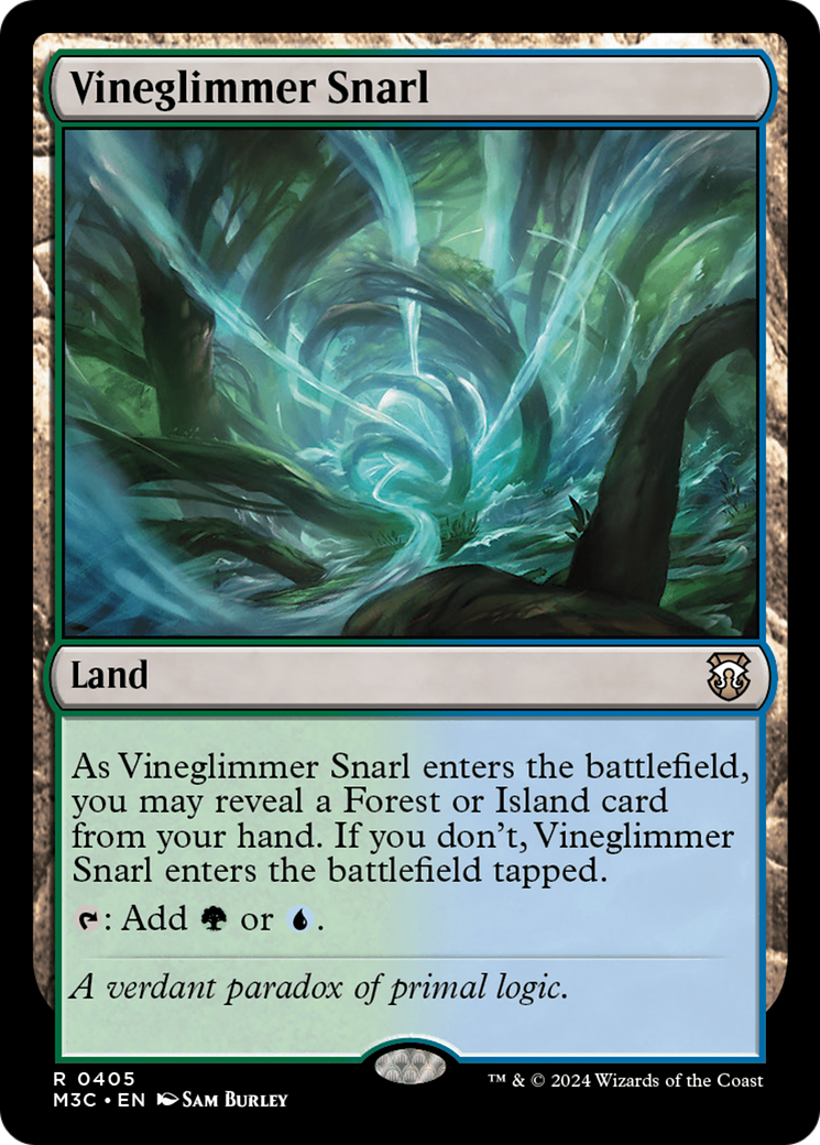 Vineglimmer Snarl (Ripple Foil) [Modern Horizons 3 Commander] | Game Grid - Logan