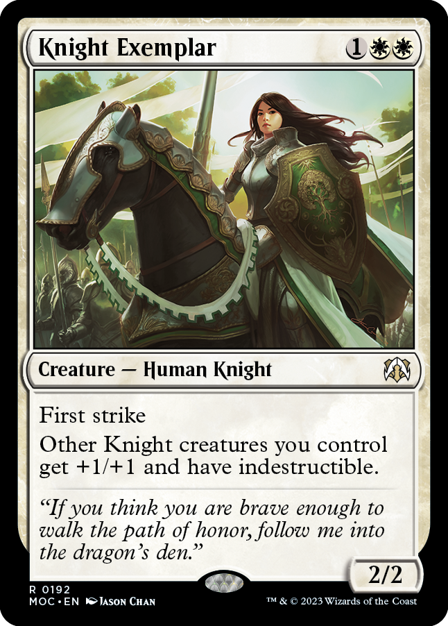 Knight Exemplar [March of the Machine Commander] | Game Grid - Logan