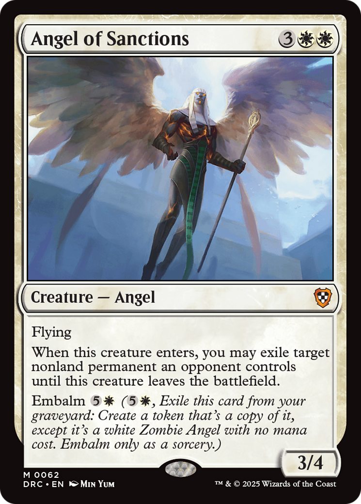 Angel of Sanctions [Aetherdrift Commander] | Game Grid - Logan