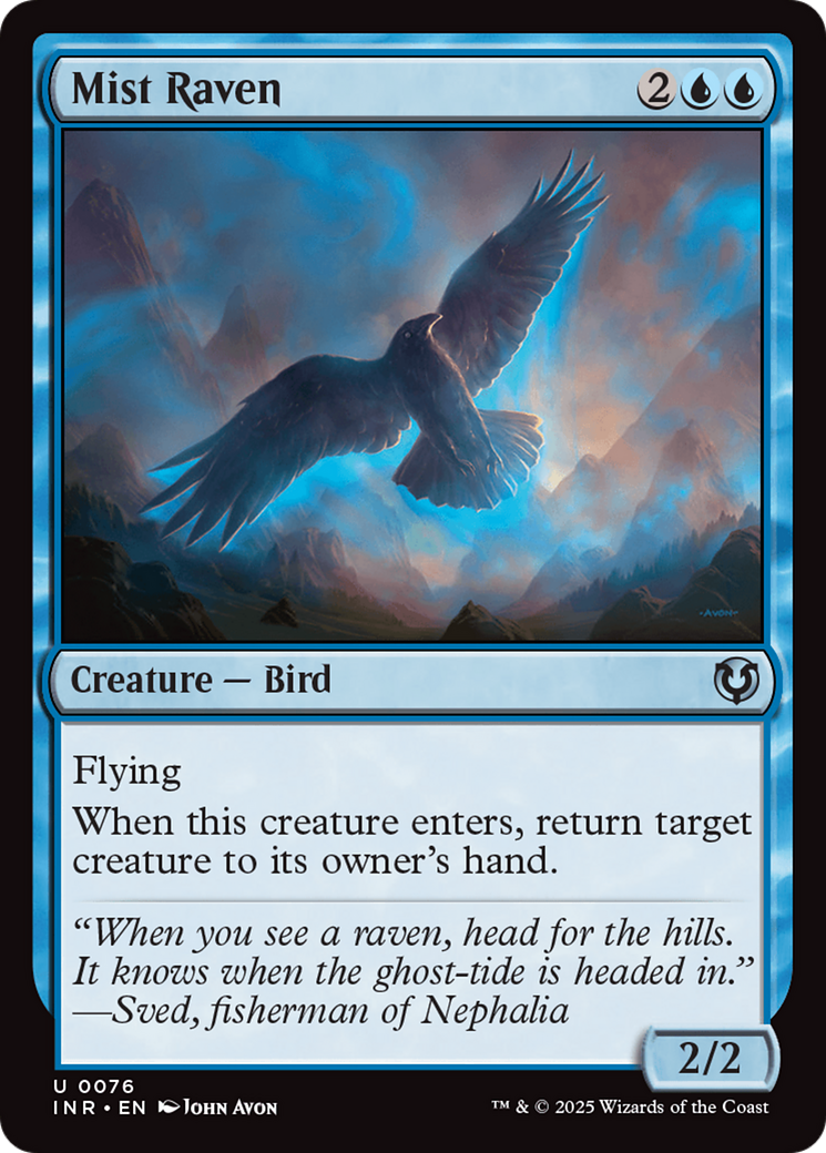 Mist Raven [Innistrad Remastered] | Game Grid - Logan