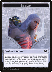 Elemental (008) // Wrenn and Six Emblem (021) Double-Sided Token [Modern Horizons Tokens] | Game Grid - Logan