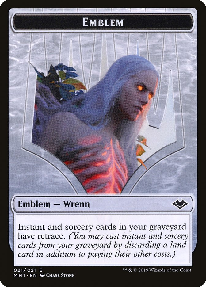 Illusion (005) // Wrenn and Six Emblem (021) Double-Sided Token [Modern Horizons Tokens] | Game Grid - Logan