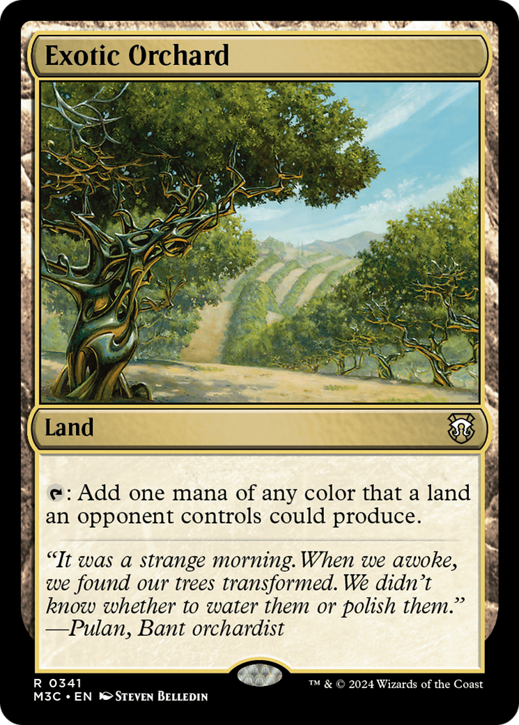 Exotic Orchard (Ripple Foil) [Modern Horizons 3 Commander] | Game Grid - Logan