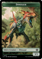 Gnome // Dinosaur (0010) Double-Sided Token [The Lost Caverns of Ixalan Tokens] | Game Grid - Logan