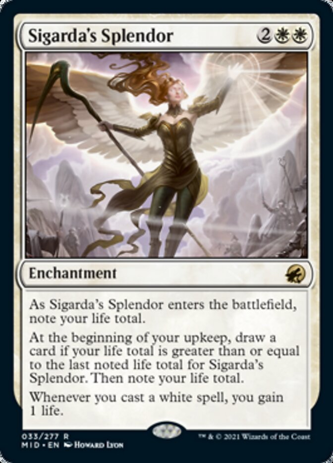 Sigarda's Splendor [Innistrad: Midnight Hunt] | Game Grid - Logan