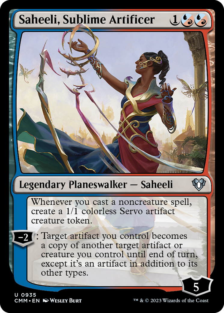 Saheeli, Sublime Artificer [Commander Masters] | Game Grid - Logan