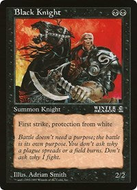 Black Knight (Oversized) [Oversize Cards] | Game Grid - Logan