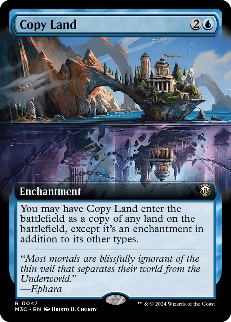 Copy Land (Extended Art) [Modern Horizons 3 Commander] | Game Grid - Logan