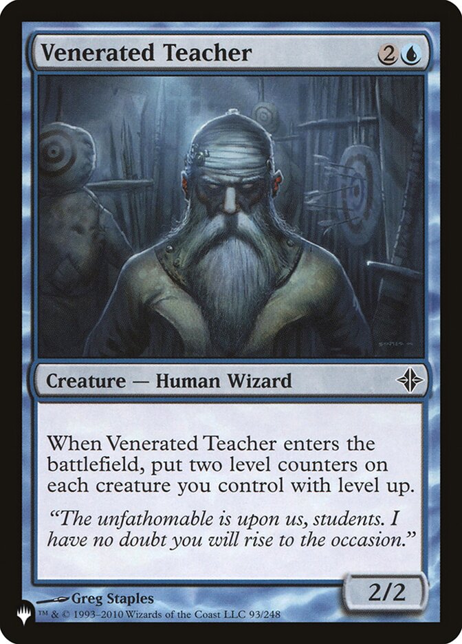 Venerated Teacher [The List] | Game Grid - Logan