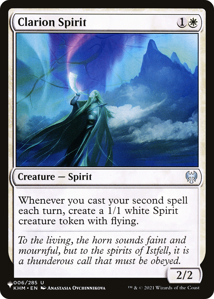 Clarion Spirit [The List Reprints] | Game Grid - Logan