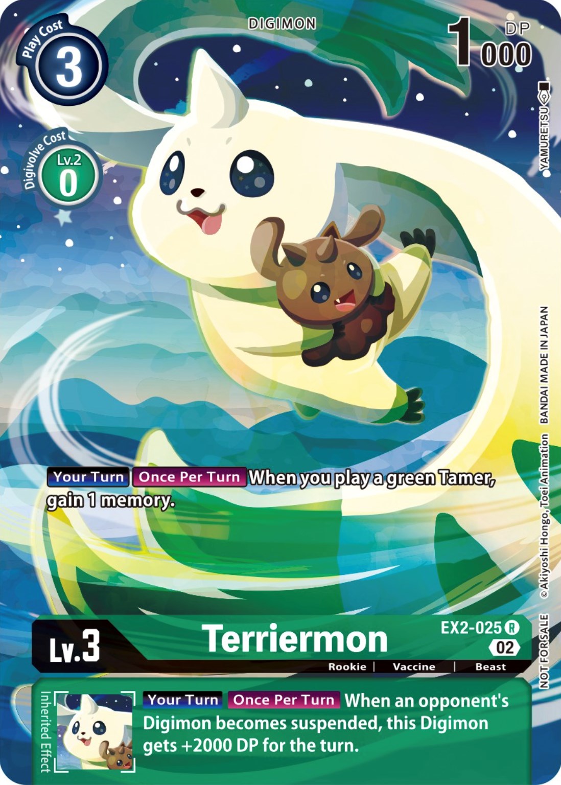 Terriermon [EX2-025] (Digimon Illustration Competition Promotion Pack) [Digital Hazard Promos] | Game Grid - Logan