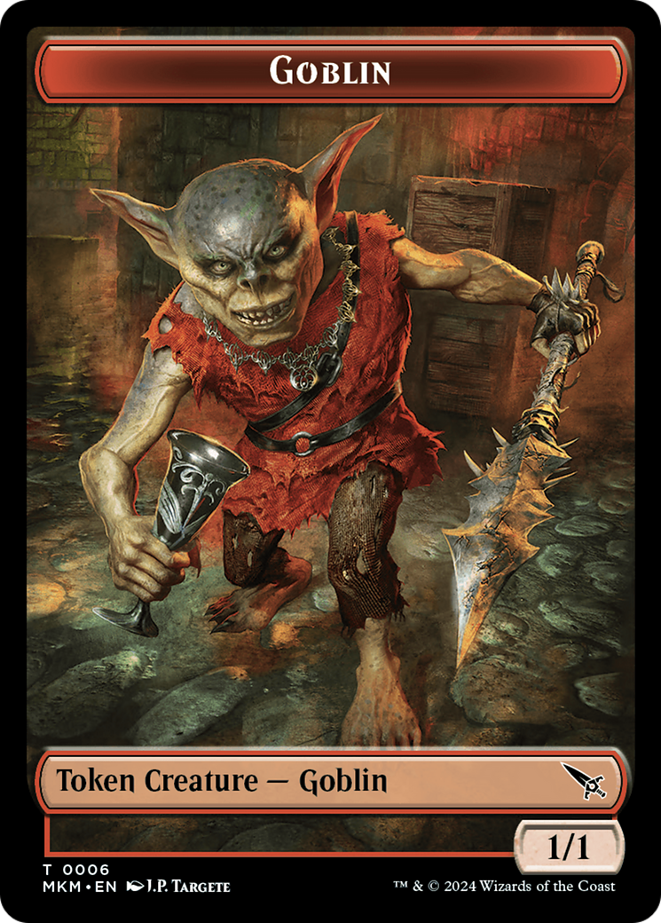 Goblin Token [Murders at Karlov Manor Tokens] | Game Grid - Logan