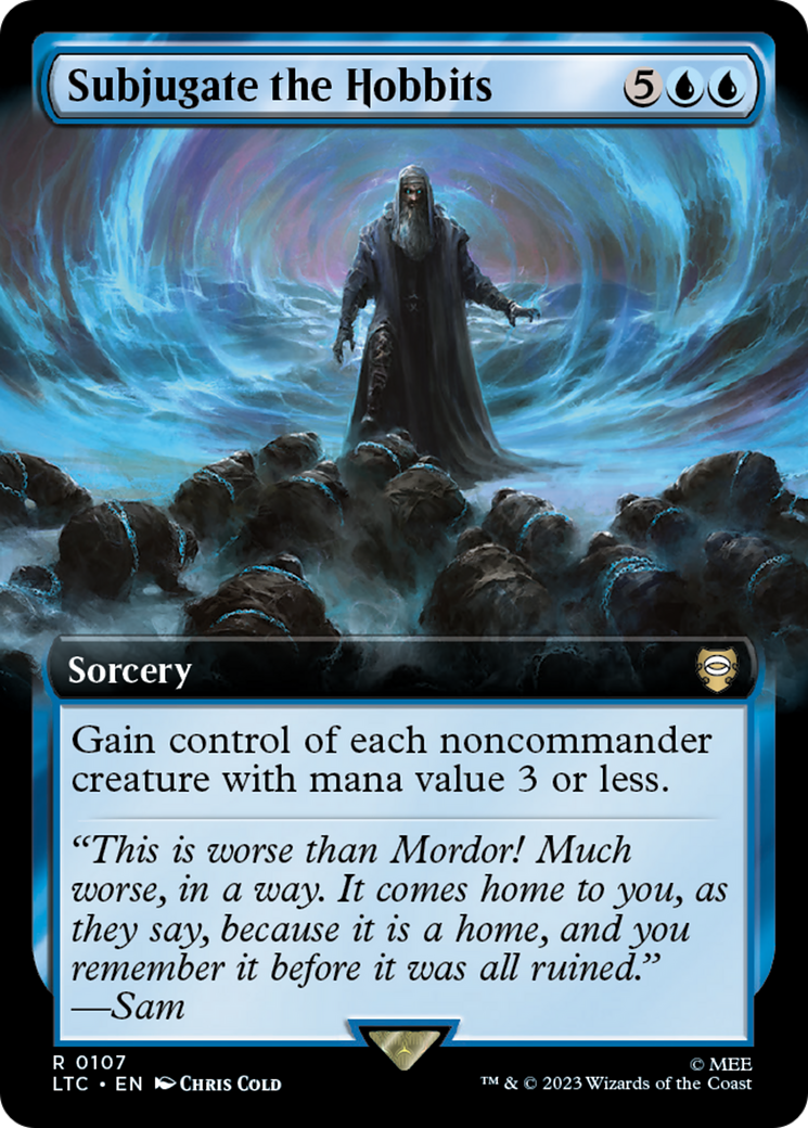 Subjugate the Hobbits (Extended Art) [The Lord of the Rings: Tales of Middle-Earth Commander] | Game Grid - Logan