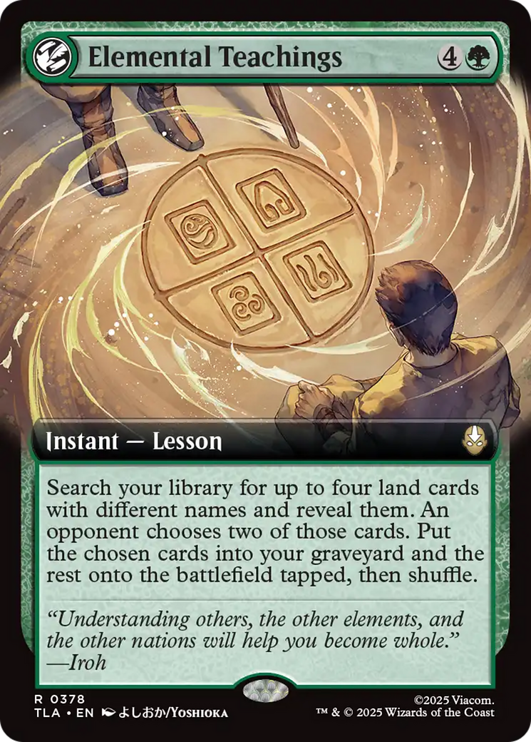 Elemental Teachings (Extended Art) [Avatar: The Last Airbender] | Game Grid - Logan