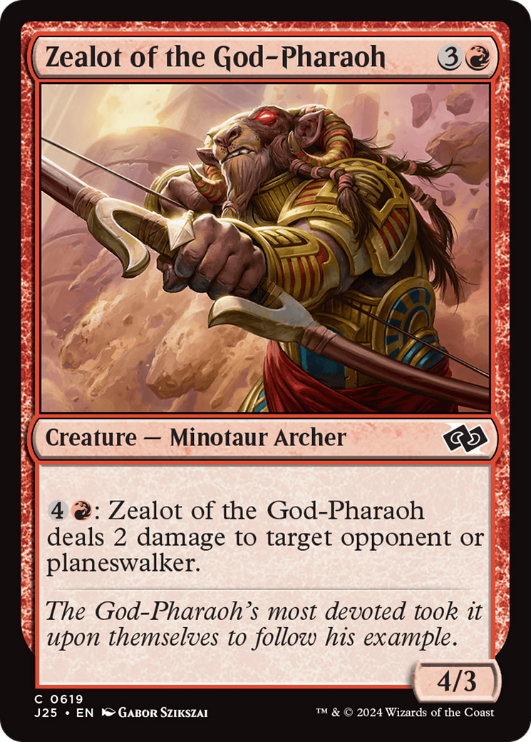 Zealot of the God-Pharaoh [Foundations Jumpstart] | Game Grid - Logan