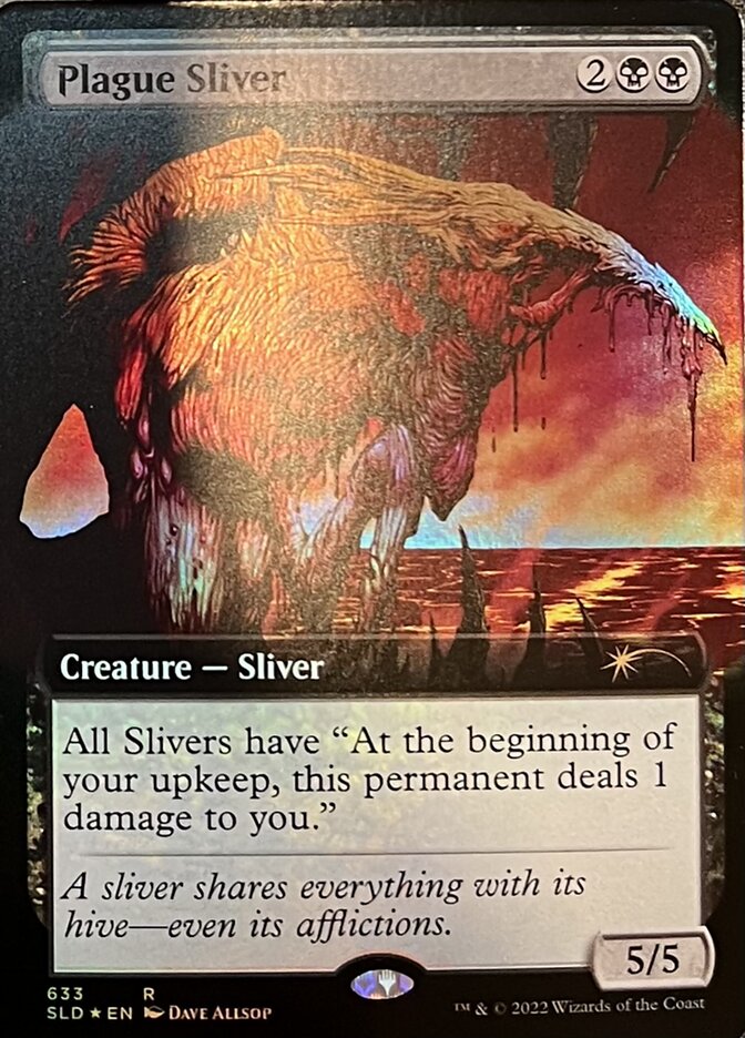 Plague Sliver (Extended Art) [Secret Lair Drop Promos] | Game Grid - Logan