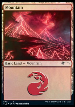 Mountain (Lightning) (570) [Secret Lair Drop Promos] | Game Grid - Logan