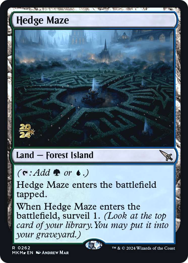 Hedge Maze [Murders at Karlov Manor Prerelease Promos] | Game Grid - Logan