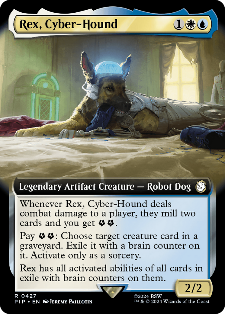 Rex, Cyber-Hound (Extended Art) [Fallout] | Game Grid - Logan
