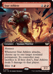 Star Athlete (Extended Art) [Duskmourn: House of Horror Commander] | Game Grid - Logan