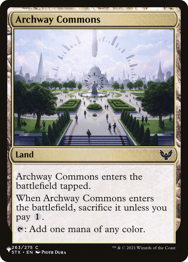 Archway Commons [The List Reprints] | Game Grid - Logan