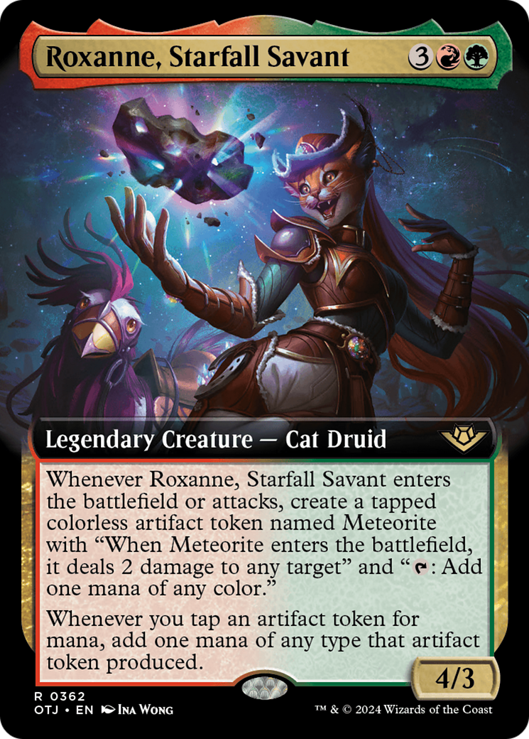 Roxanne, Starfall Savant (Extended Art) [Outlaws of Thunder Junction] | Game Grid - Logan