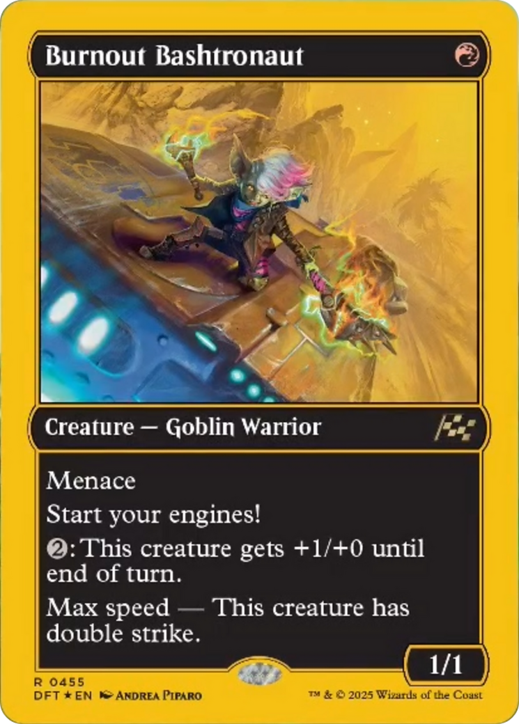 Burnout Bashtronaut (First-Place Foil) [Aetherdrift] | Game Grid - Logan