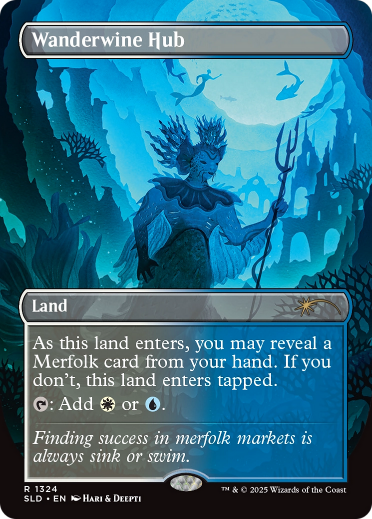 Wanderwine Hub (Rainbow Foil) [Secret Lair Drop Series] | Game Grid - Logan