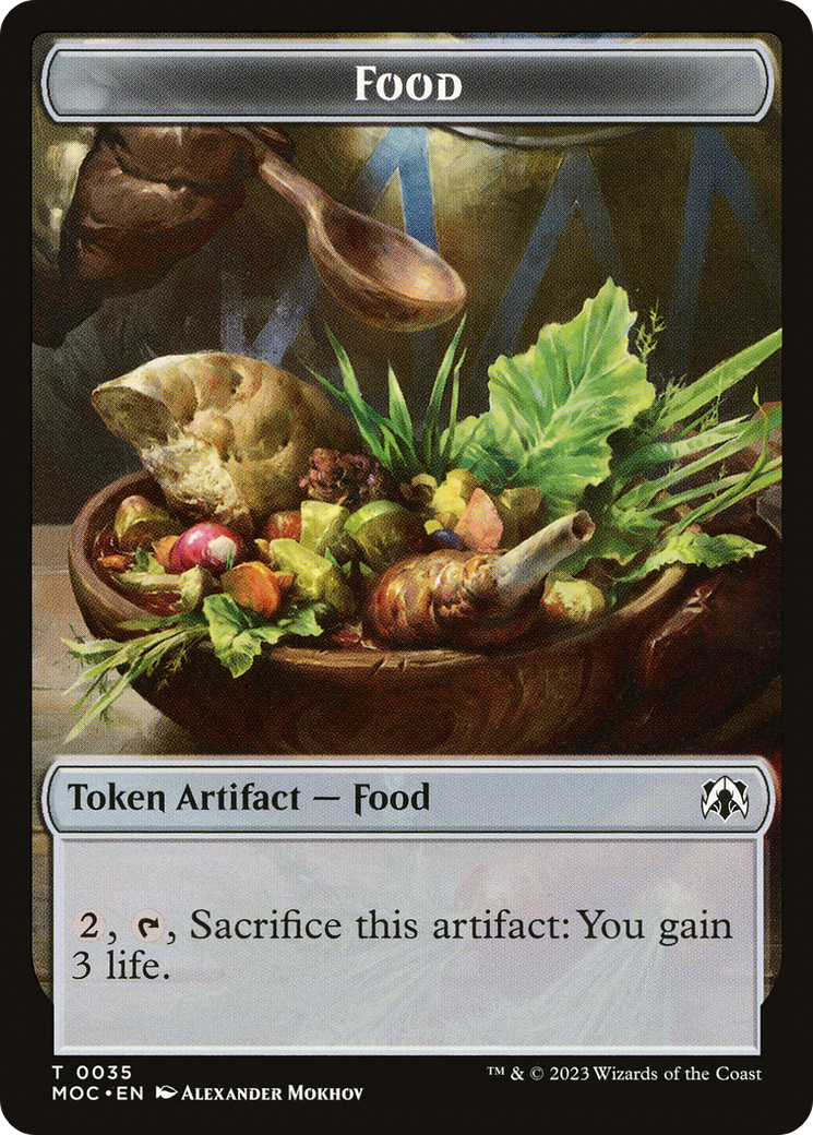 Food Token [March of the Machine Commander Tokens] | Game Grid - Logan