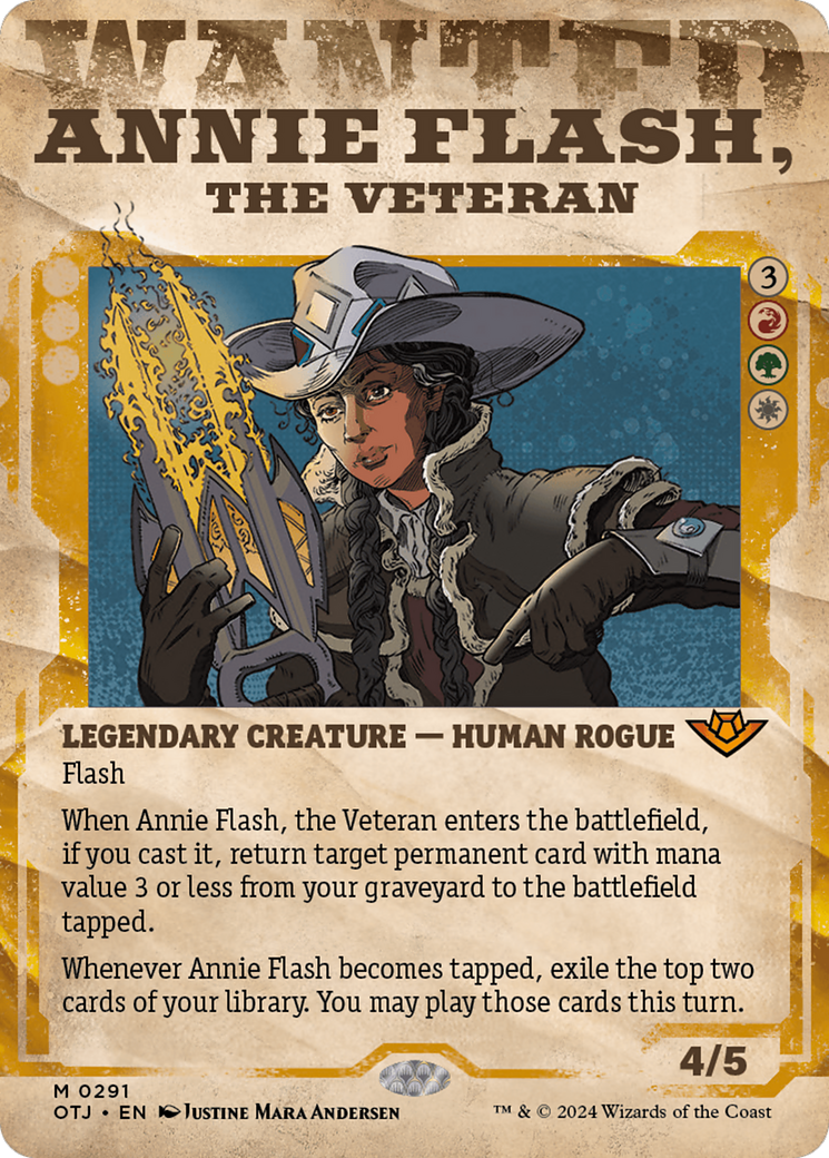 Annie Flash, the Veteran (Showcase) [Outlaws of Thunder Junction] | Game Grid - Logan