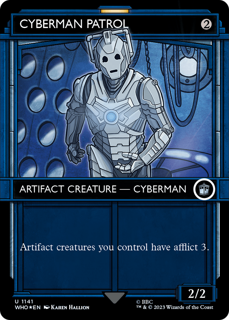 Cyberman Patrol (Showcase) (Surge Foil) [Doctor Who] | Game Grid - Logan