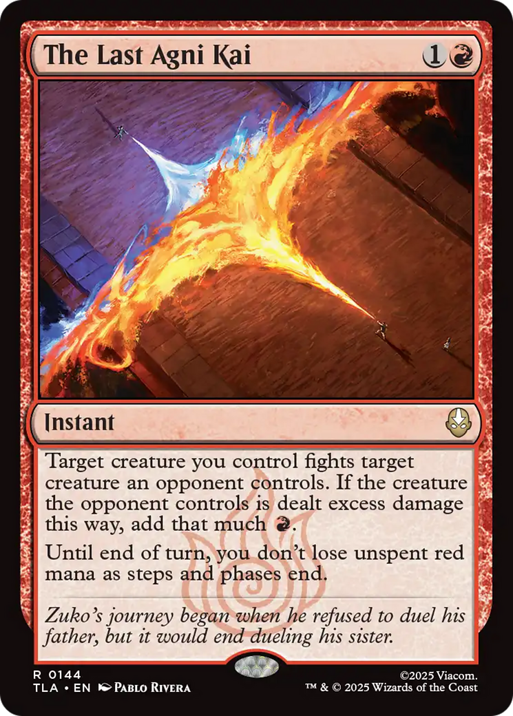 The Last Agni Kai [Avatar: The Last Airbender] | Game Grid - Logan