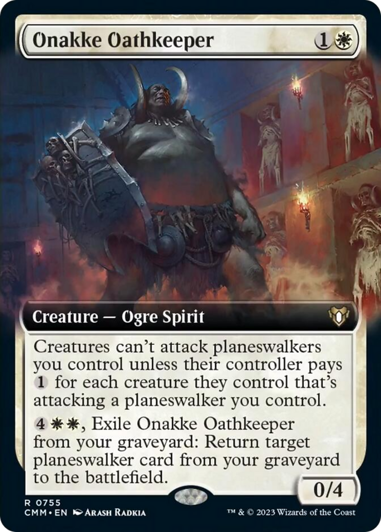 Onakke Oathkeeper (Extended Art) [Commander Masters] | Game Grid - Logan