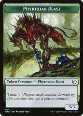 Phyrexian Goblin // Phyrexian Beast Double-Sided Token [Phyrexia: All Will Be One Tokens] | Game Grid - Logan