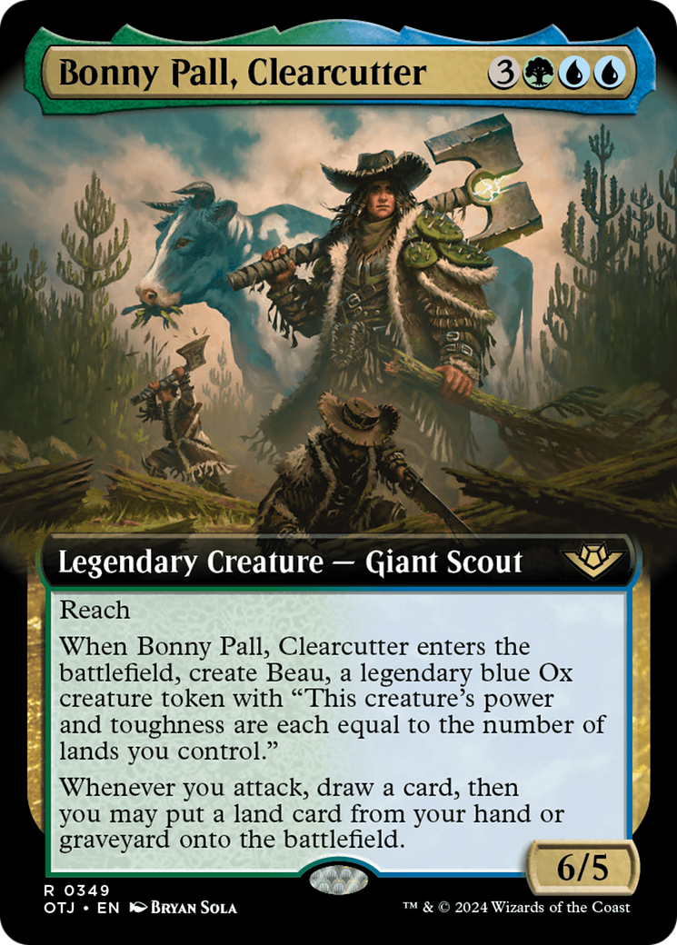 Bonny Pall, Clearcutter (Extended Art) [Outlaws of Thunder Junction] | Game Grid - Logan