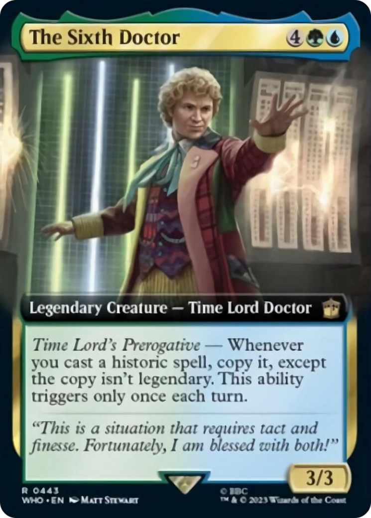 The Sixth Doctor (Extended Art) [Doctor Who] | Game Grid - Logan