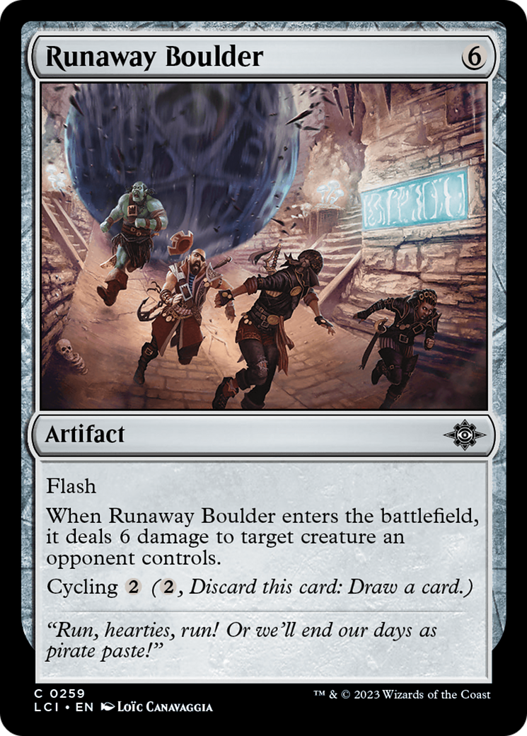 Runaway Boulder [The Lost Caverns of Ixalan] | Game Grid - Logan