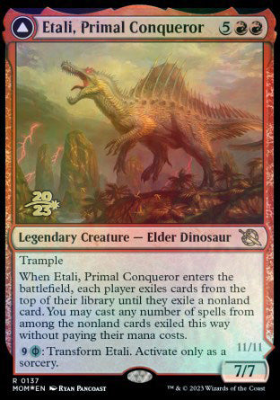 Etali, Primal Conqueror // Etali, Primal Sickness [March of the Machine Prerelease Promos] | Game Grid - Logan