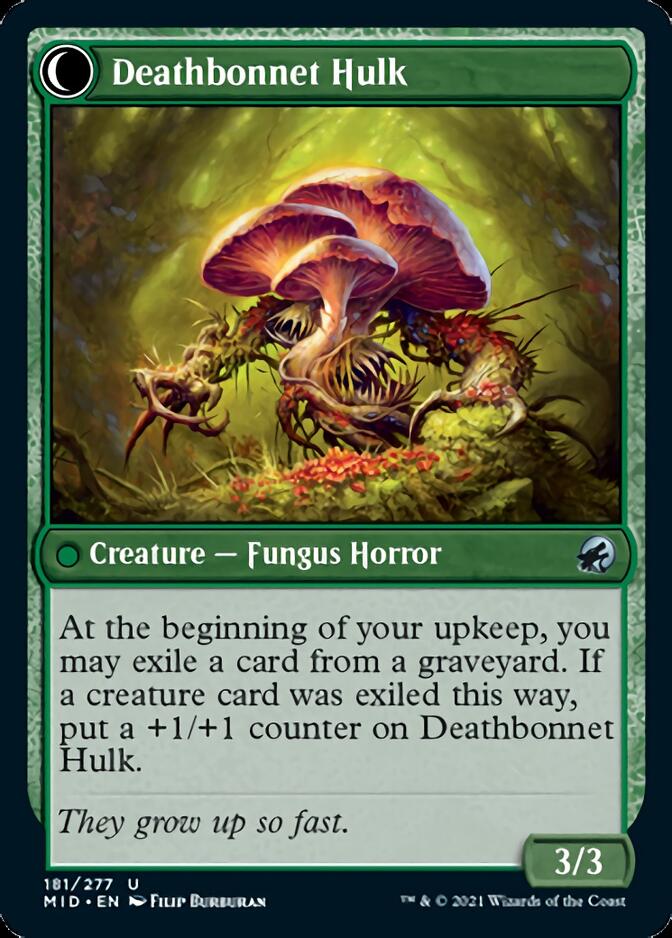 Deathbonnet Sprout // Deathbonnet Hulk [Innistrad: Midnight Hunt] | Game Grid - Logan